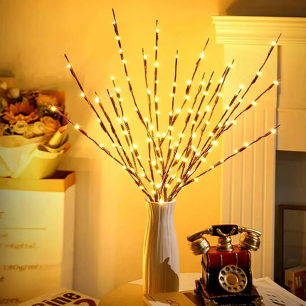 LED Willow Branch Light for DIY, Parties, and Christmas Décor