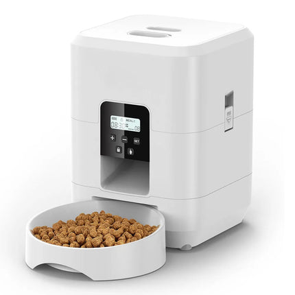 Smart Pet Feeder – Automatic Cat & Dog Food Dispenser with Timed Feeding