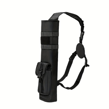 Pskook Archery Lightweight Back Arrow Quiver with Molle System for Hunting