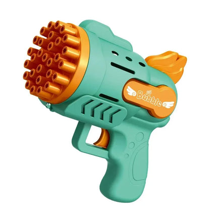 Light-Up 29-Hole Gatling Bubble Blaster for Kids