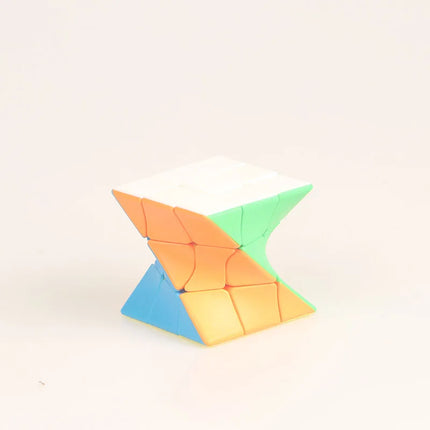 3x3x3 Twisted Puzzle Cube: Stress-Reducing Brain Teaser