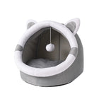 Cute and Comfortable Cat Nest House – Semi-Closed Cat Bed Cave