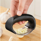 Stainless Steel Garlic Press for Easy Mincing and Crushing Garlic