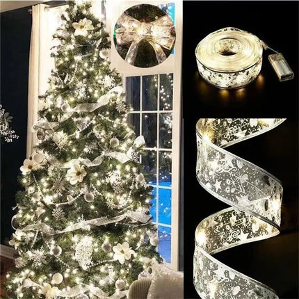 LED Ribbon Fairy Lights for Christmas Tree and DIY Home Decor 2024-2025