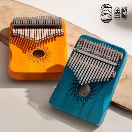 Hluru 17/21 Key Kalimba - Solid Maple Wood Thumb Piano for Beginners