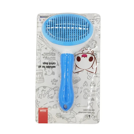 Self-Cleaning Pet Hair Removal Comb for Cats and Dogs Grooming