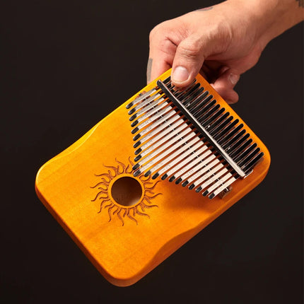 Hluru 17/21 Key Kalimba - Solid Maple Wood Thumb Piano for Beginners