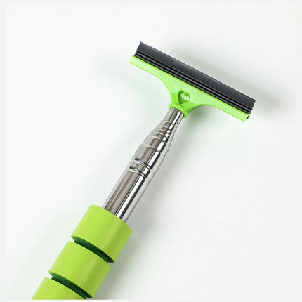 Car Rearview Mirror Wiper Cleaning Tool with Telescopic Handle for Auto Glass