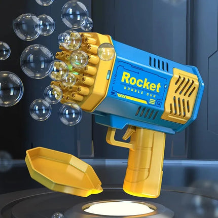 40-Hole Rocket Launcher Automatic Bubble Gun