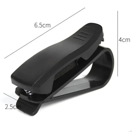 2PCS Universal Car Sun Visor Sunglasses Clip & Card Holder