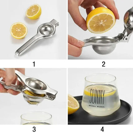 Stainless Steel Lemon Squeezer for Easy Citrus and Juice Extraction