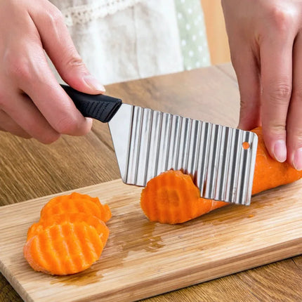 Stainless Steel Potato Chip Slicer and Crinkle Cutter for Fries