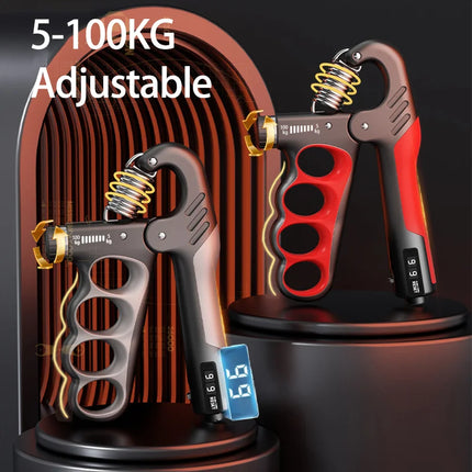 Adjustable Grip Strengthener 5-100kg for Wrist & Muscle Recovery