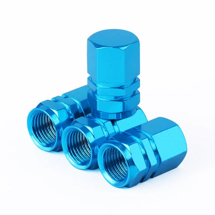 Decorative Aluminum Tire Valve Stem Caps - Dustproof Covers