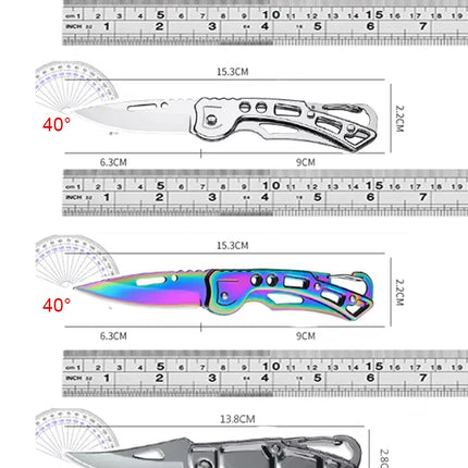 Stainless Steel Fruit Peeling Knife with Non-Slip Handle