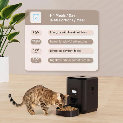 Smart Pet Feeder – Automatic Cat & Dog Food Dispenser with Timed Feeding