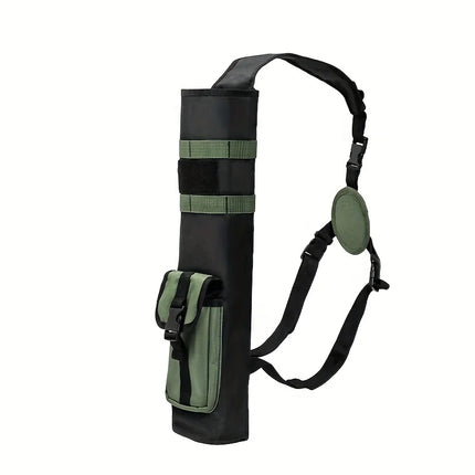 Pskook Archery Lightweight Back Arrow Quiver with Molle System for Hunting