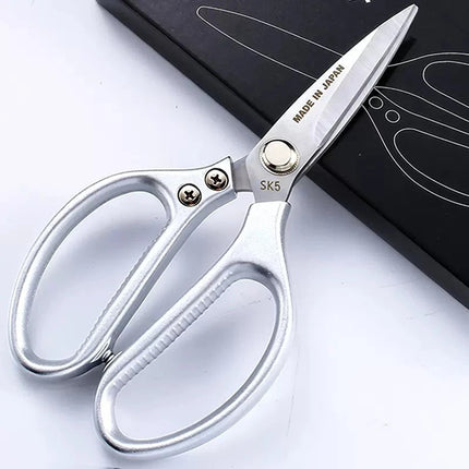 Professional 8.5-Inch Stainless Steel Kitchen Scissors for Meat & Bones