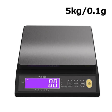 Waterproof Digital Kitchen Scale with LCD Display for Weighing