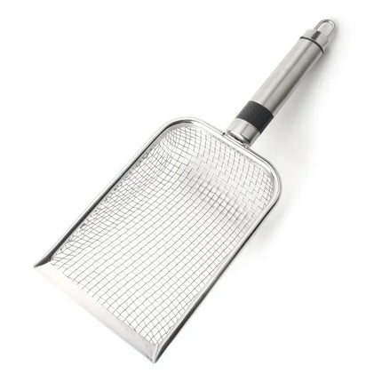 Stainless Steel Long Handle Cat Litter Scoop