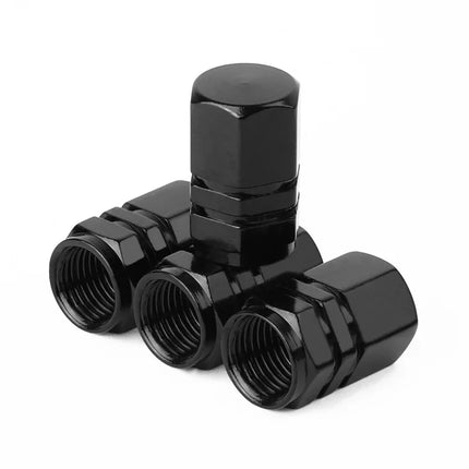 Decorative Aluminum Tire Valve Stem Caps - Dustproof Covers