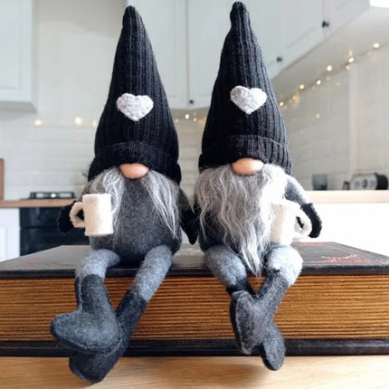 Plush Coffee Gnome Dolls for Christmas & Kitchen Decorations