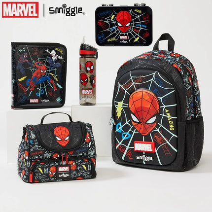 Smiggle Marvel Spider-Man Kids School Bag Set – Stationery & Accessories