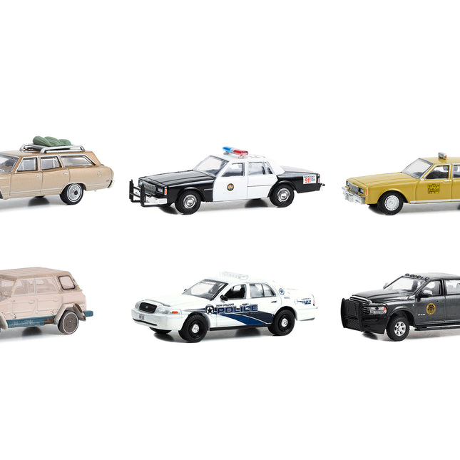 "Hollywood Series" Set of 6 pieces Release 39 1/64 Diecast Model Cars by Greenlight