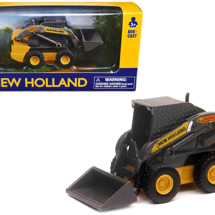 New Holland L228 Skid Steer Yellow Diecast Model by New Ray