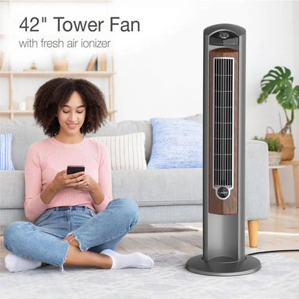 Lasko 2554 Wind Curve 42" Tower Fan + Remote