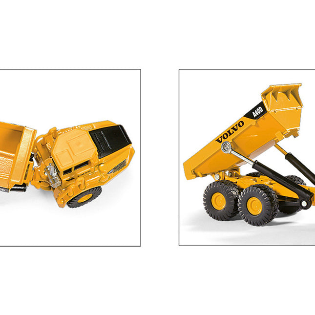 Volvo A40D Dump Truck Yellow 1/87 (HO) Diecast Model by Siku