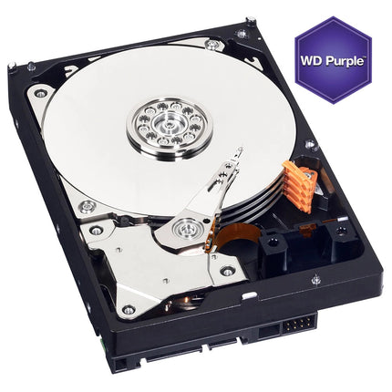 WD Purple 4TB Surveillance Hard Drive Disk, 5400 RPM Class, SATA 6 Gb/s, 64MB Cache, 3.5 Inch (WD40PURX)