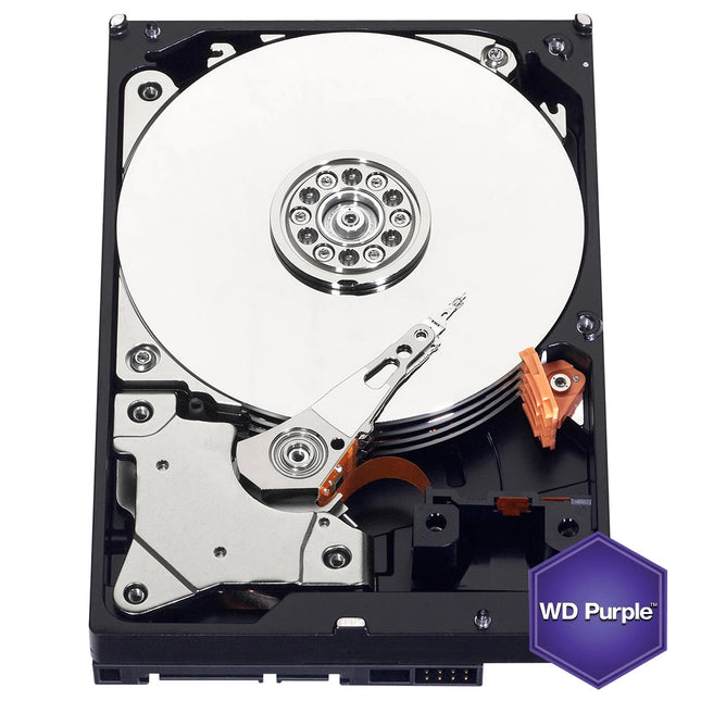 WD Purple 4TB Surveillance Hard Drive Disk, 5400 RPM Class, SATA 6 Gb/s, 64MB Cache, 3.5 Inch (WD40PURX)